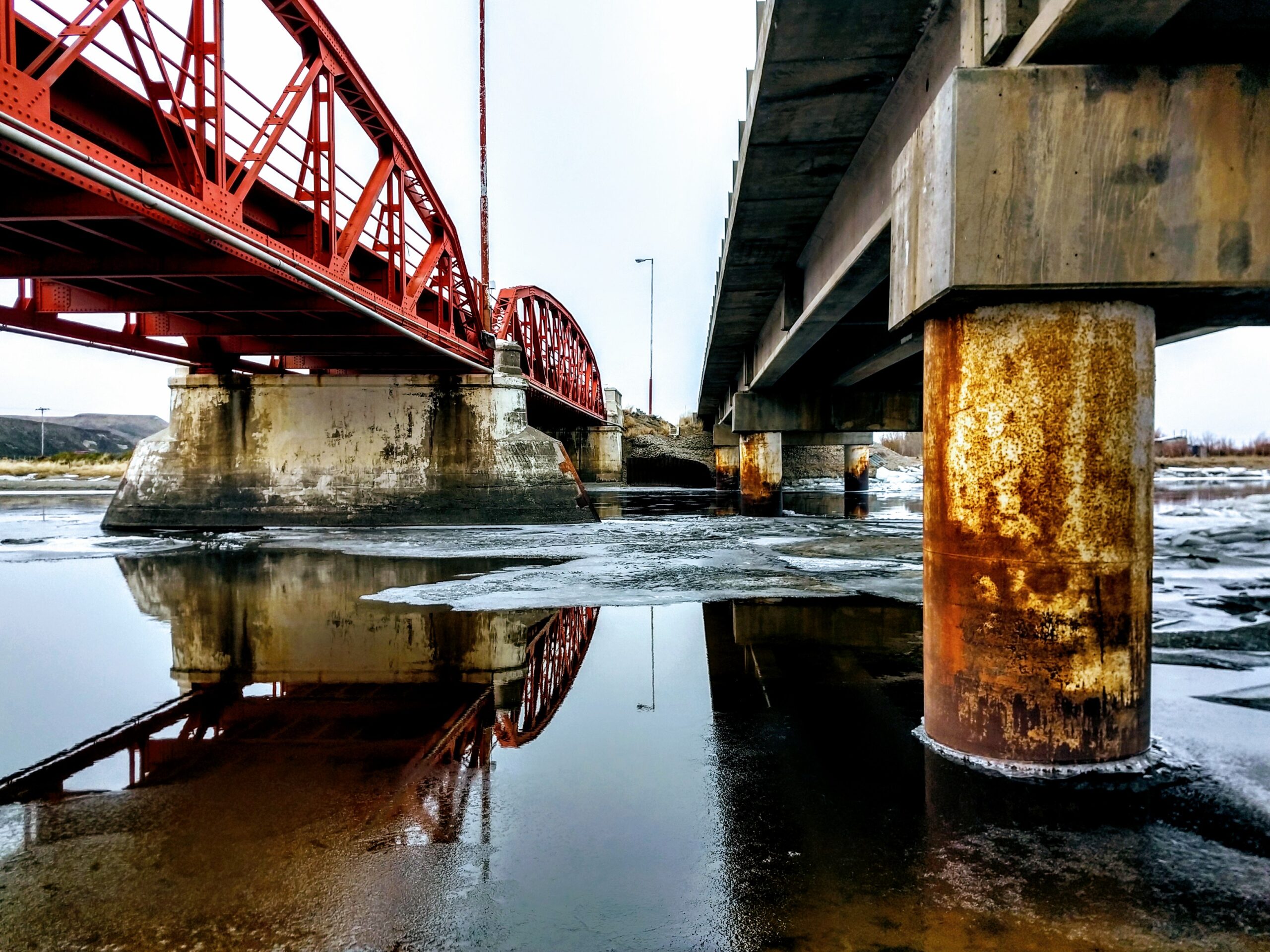 Puente en el Río Gallegos